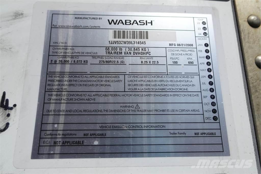 Wabash DVHDHPC Remorci utilitare