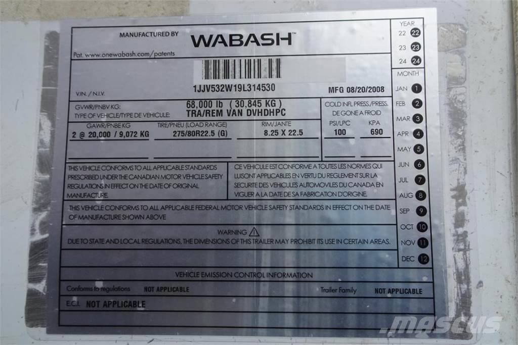 Wabash DVHDHPC Remorci utilitare