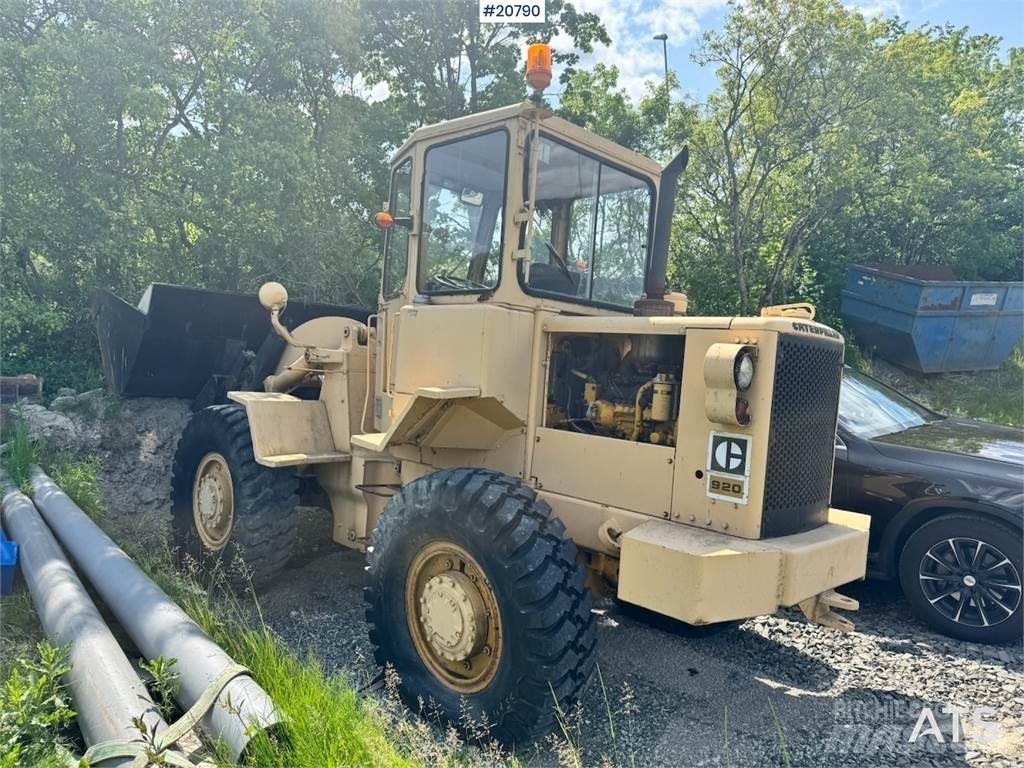 CAT 920 Incarcator pe pneuri