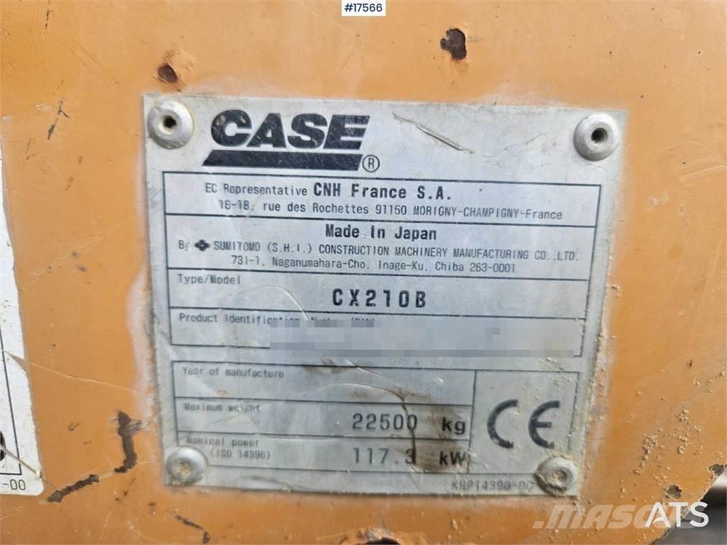 CASE CX210B Excavatoare pe șenile
