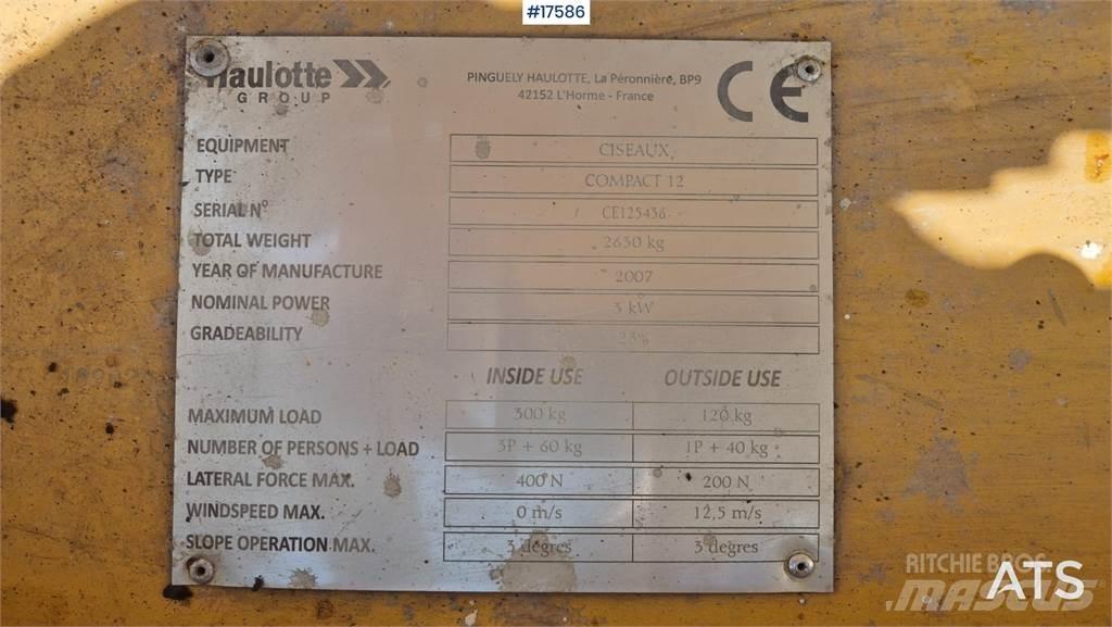 Haulotte Compact 12 Platforme foarfeca