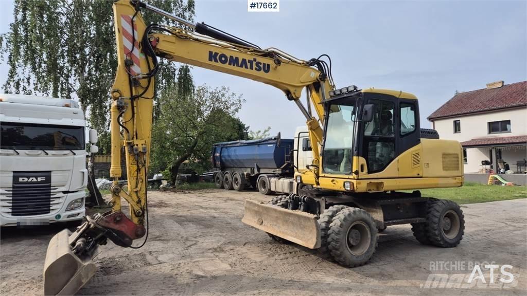 Komatsu PW 160 Excavatoare cu roti