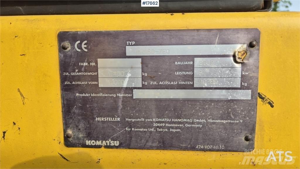Komatsu PW 160 Excavatoare cu roti