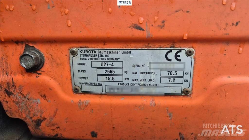 Kubota U27-4 Mini excavatoare < 7t