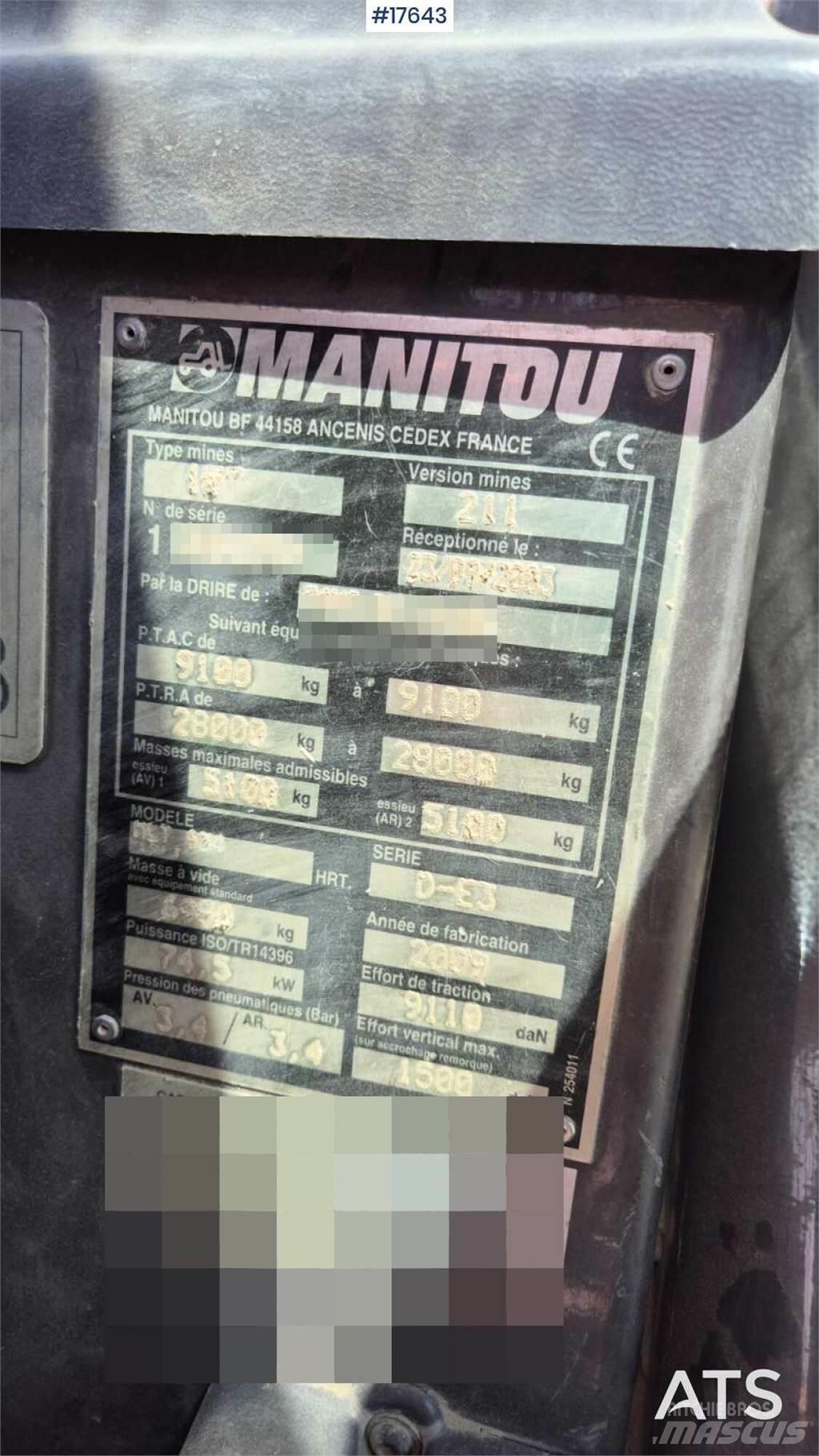 Manitou MLT 634 Stivuitoare telescopice