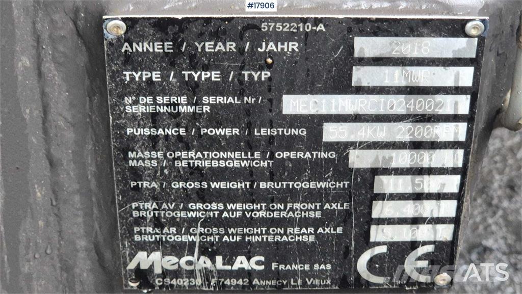Mecalac 11 MWR Excavatoare cu roti