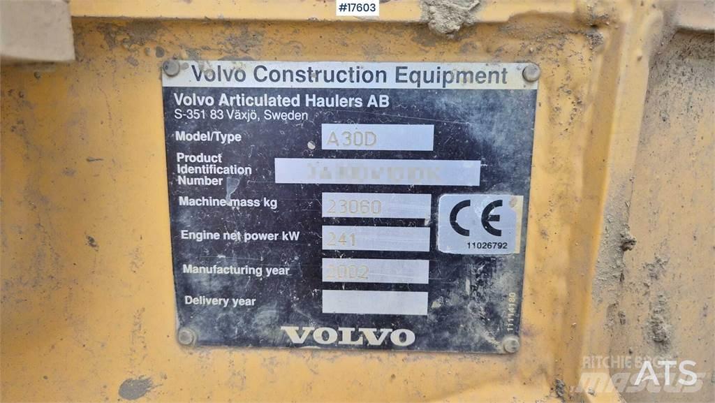 Volvo A30D Transportoare articulate