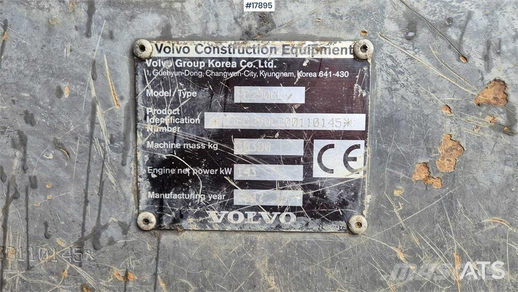 Volvo EC 290 CL Excavatoare pe șenile
