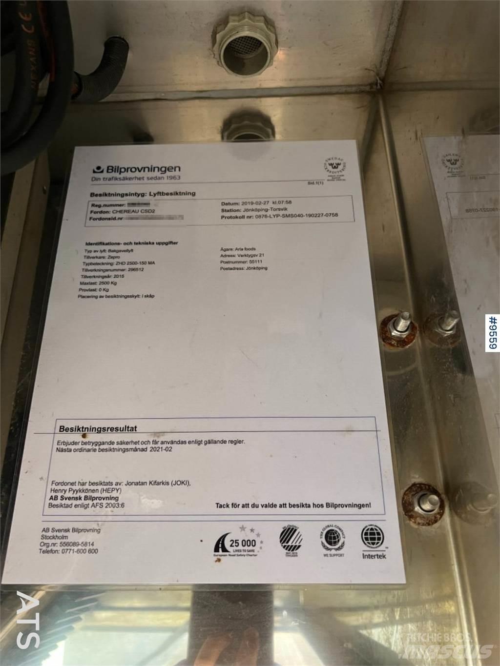 Chereau CSD2 Camion cu semi-remorca cu incarcator