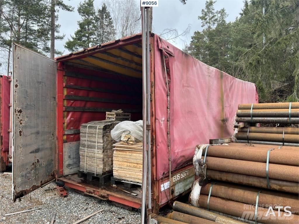  Container Med kapell barăci de construcții