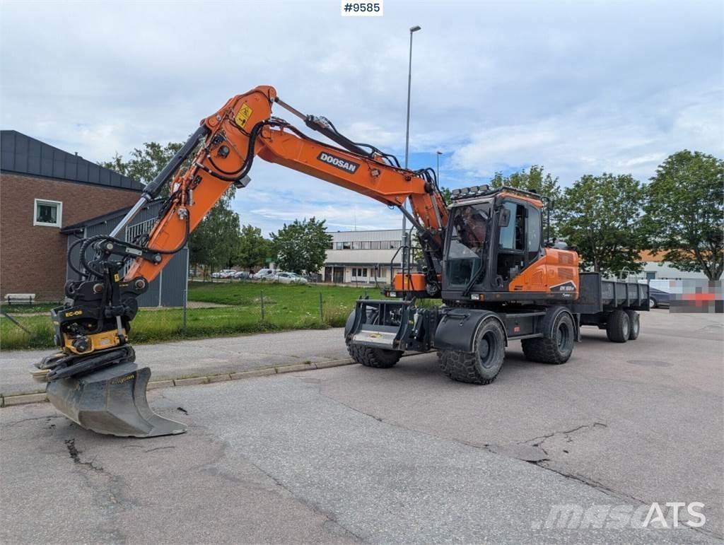 Doosan DX160W-7 Excavatoare cu roti
