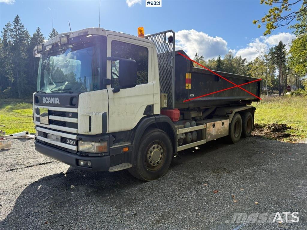 Scania P124GB Camion cu carlig de ridicare