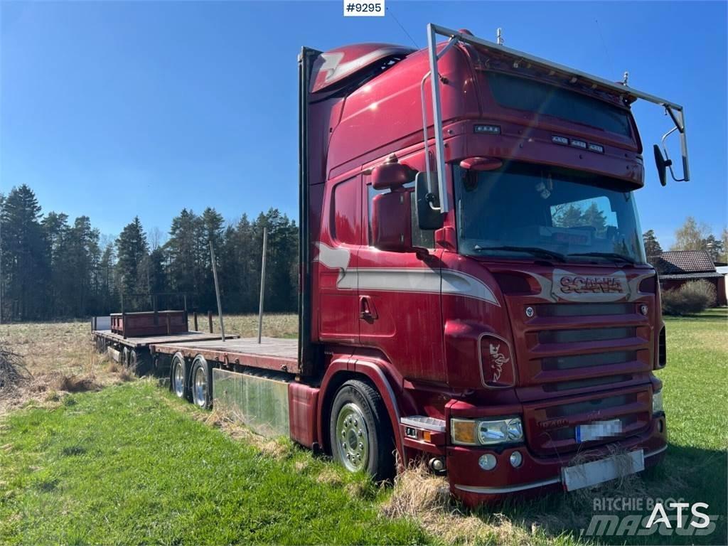 Scania R480 Camioane platforma/prelata