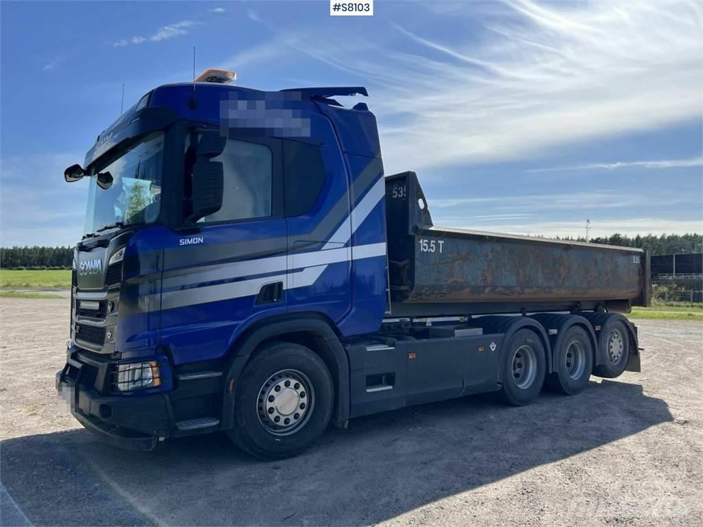 Scania R580 Camion cu carlig de ridicare