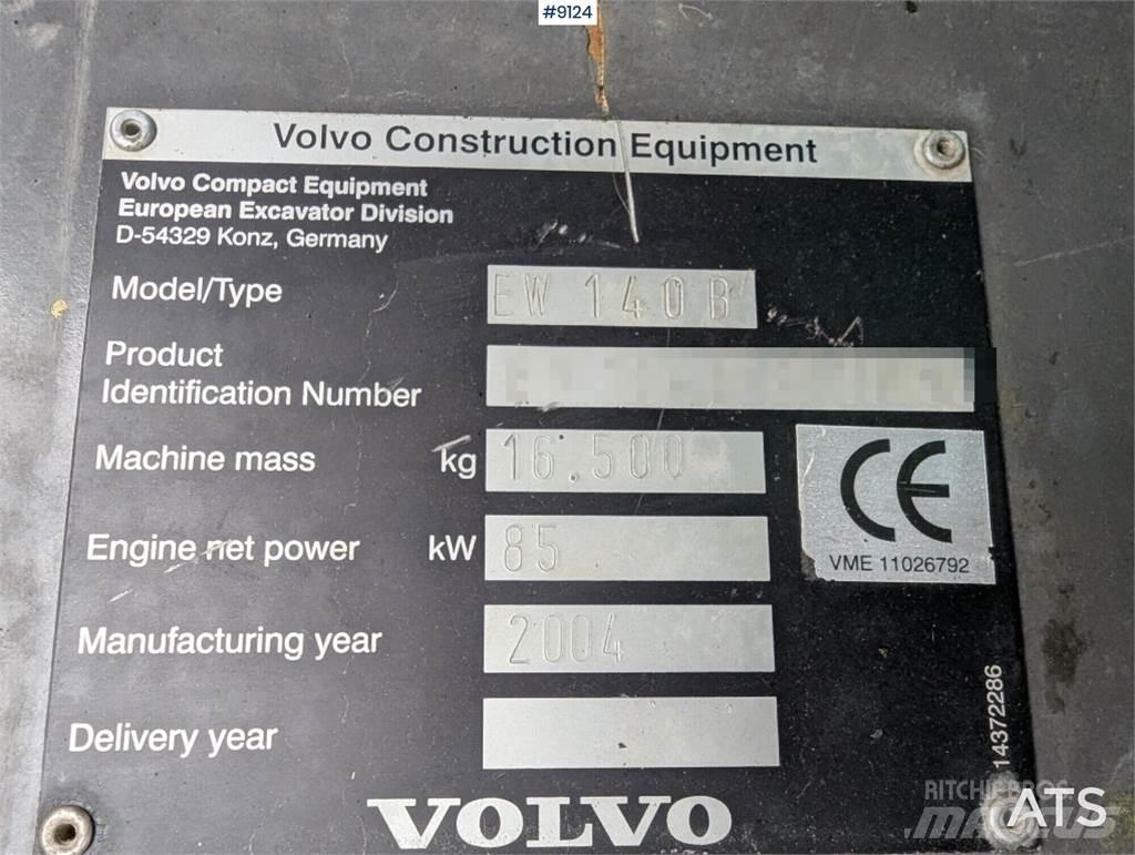 Volvo EW140B Excavatoare cu roti