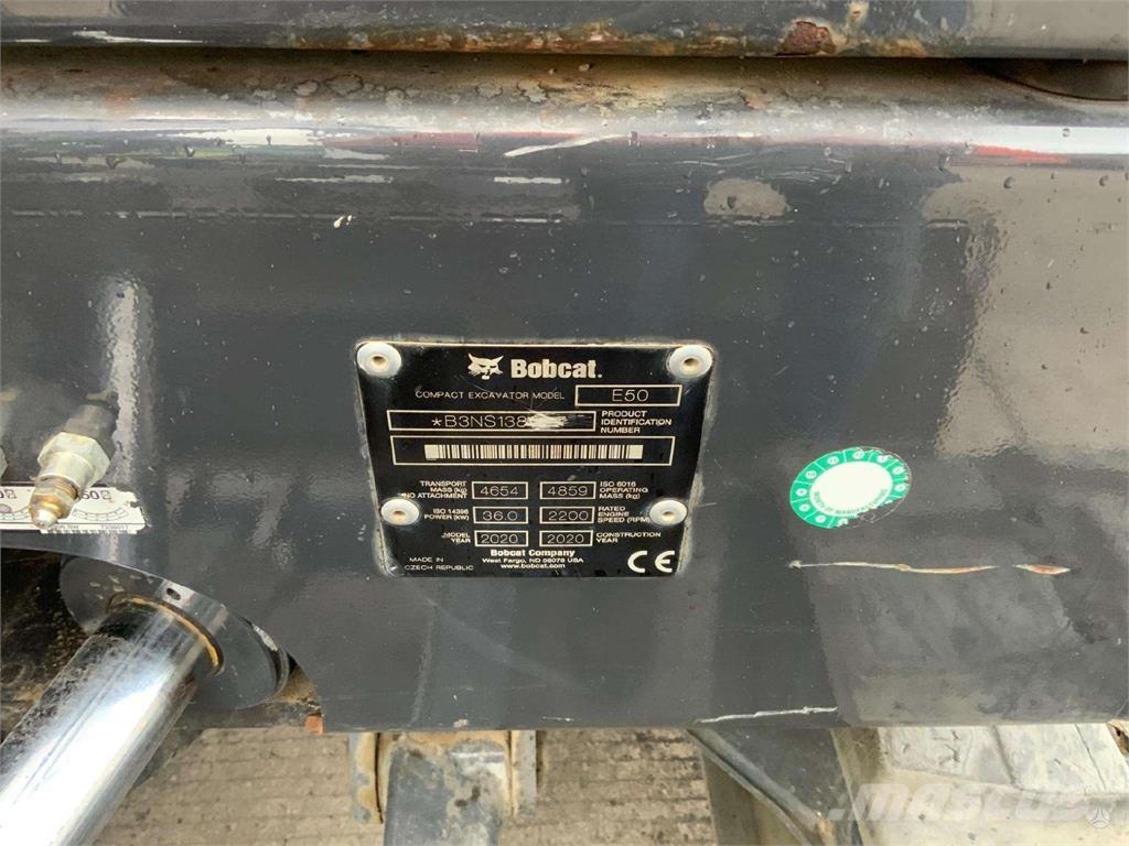 Bobcat E50 Excavatoare pe șenile
