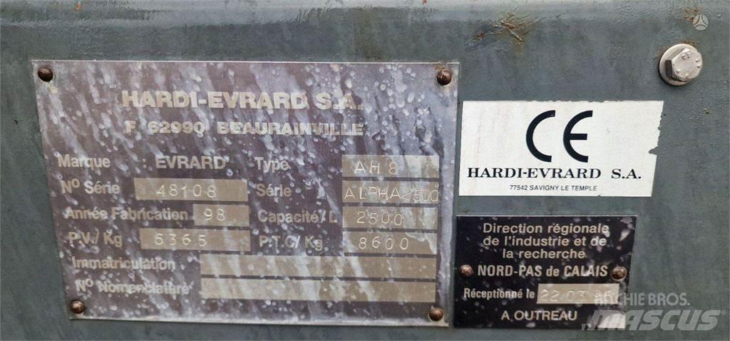 Evrard HARDI Pulverizatoare autopropulsate