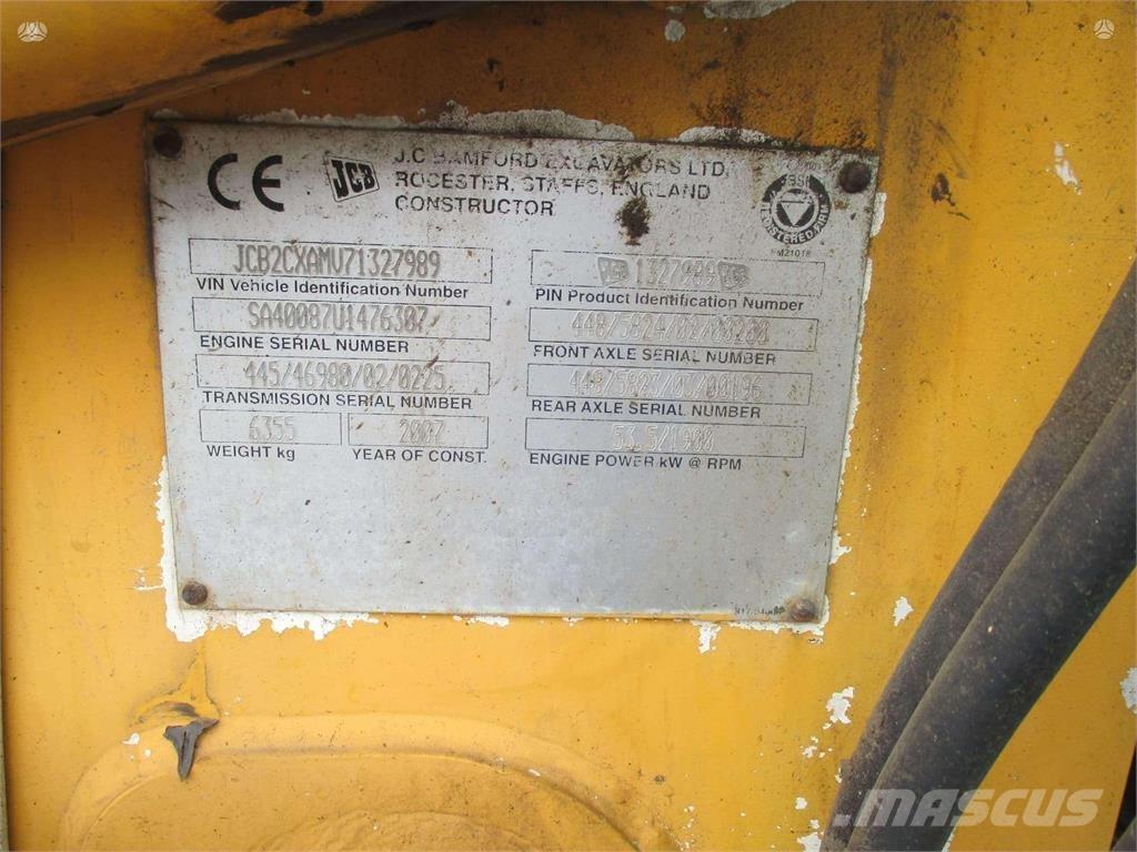 JCB 2CX Incarcator pe pneuri