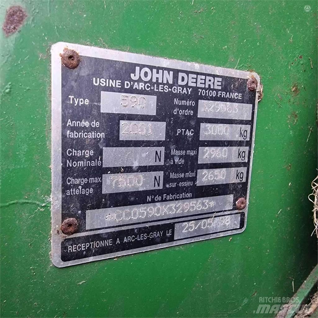 John Deere 590 Masina de balotat cilindric
