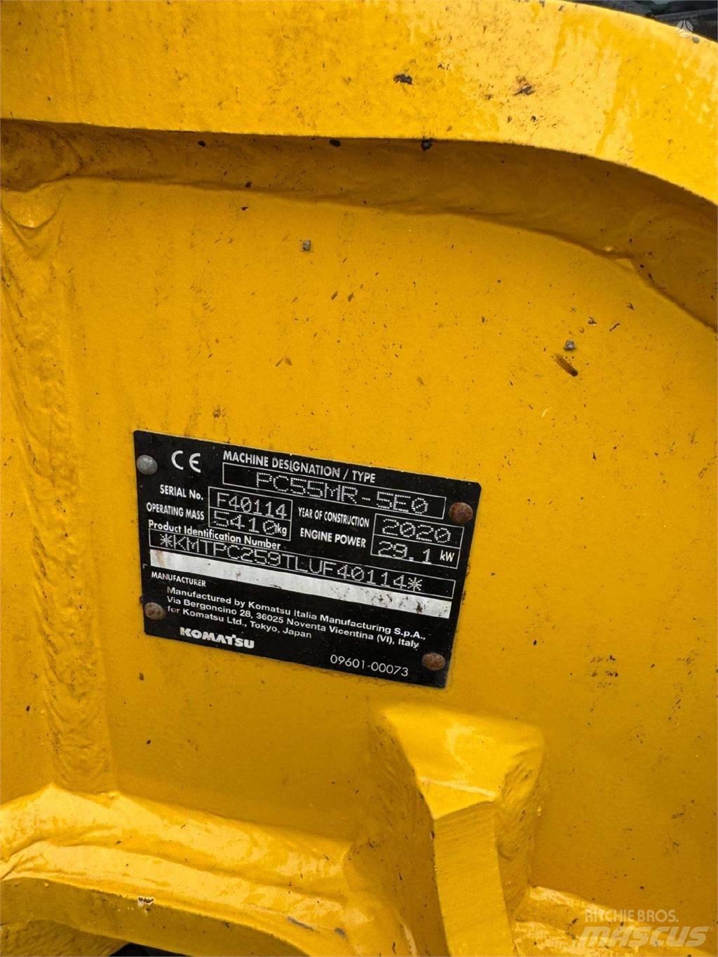 Komatsu PC55MR-5 Excavatoare pe șenile
