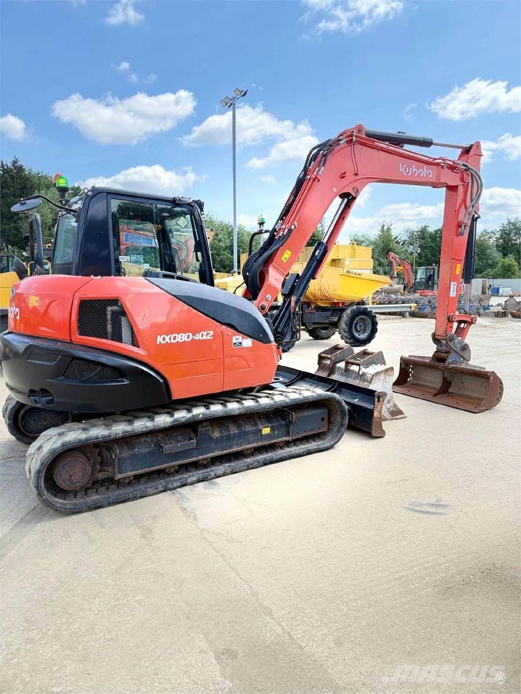 Kubota KX080-4 Excavatoare pe șenile
