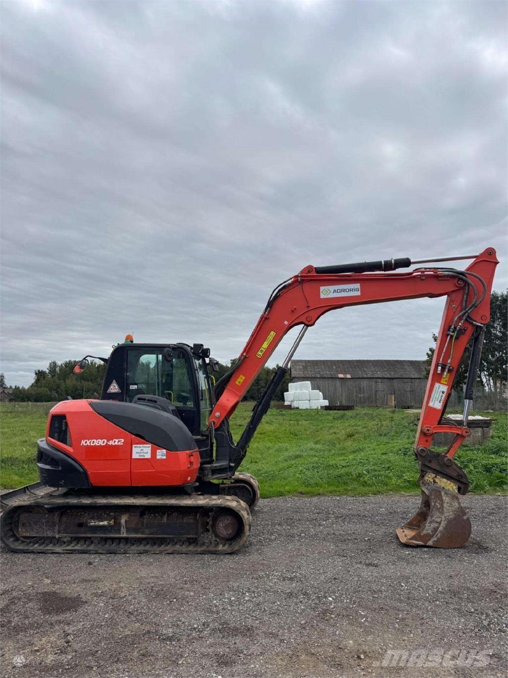 Kubota KX080-4a2 Excavatoare pe șenile
