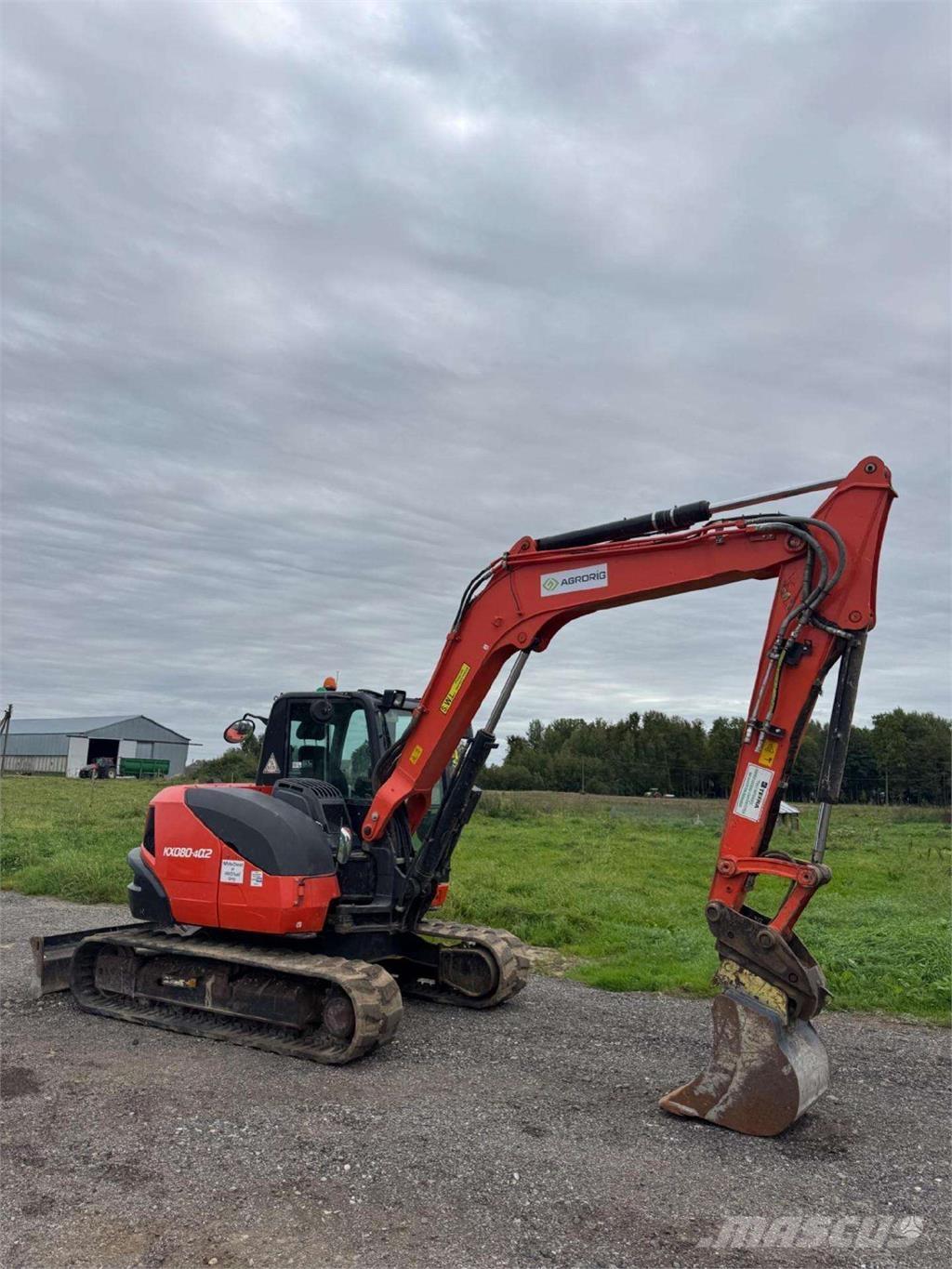 Kubota KX080-4a2 Excavatoare pe șenile
