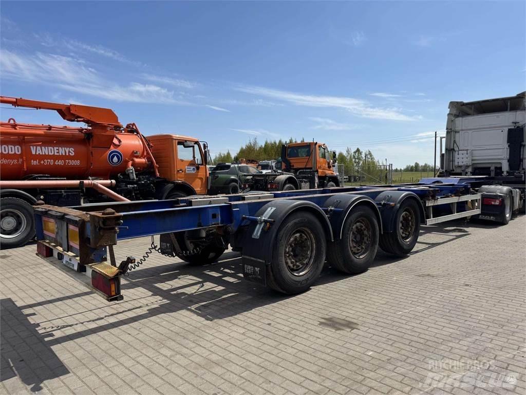 Renders EURO 903 Remorci cadru de containere