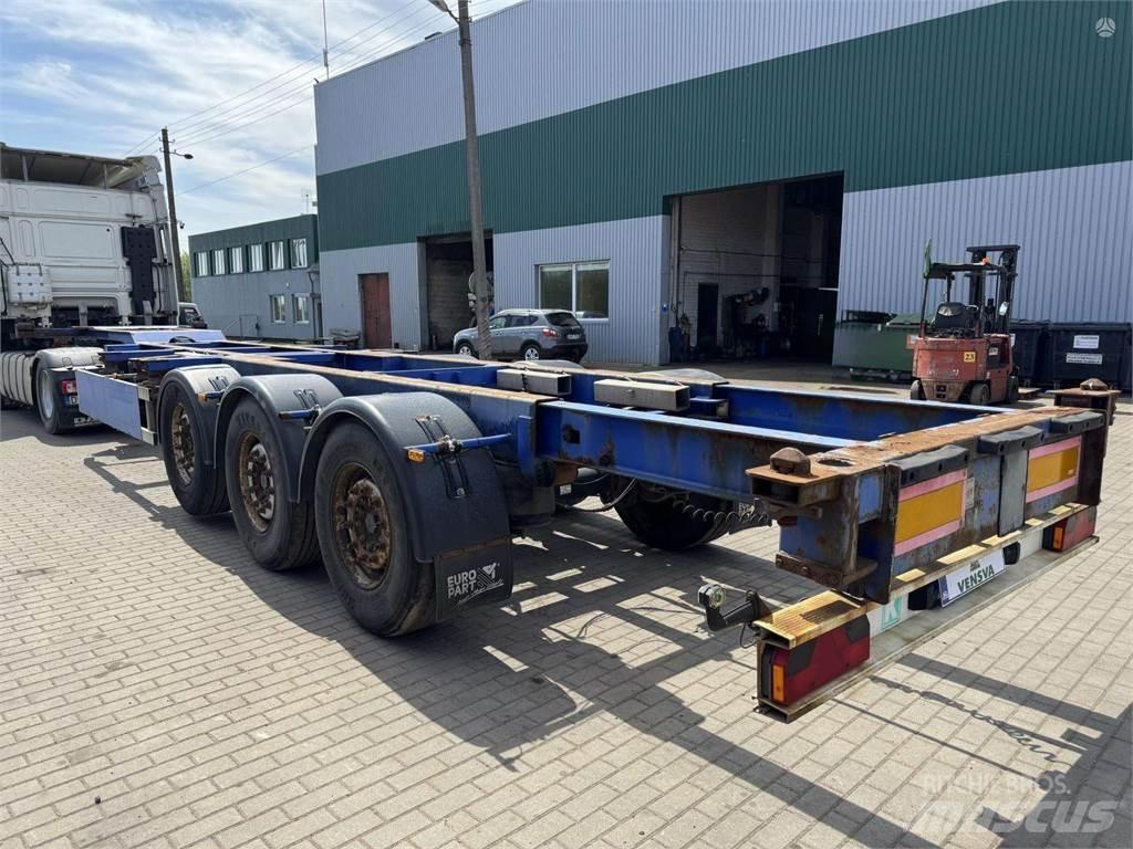 Renders EURO 903 Remorci cadru de containere