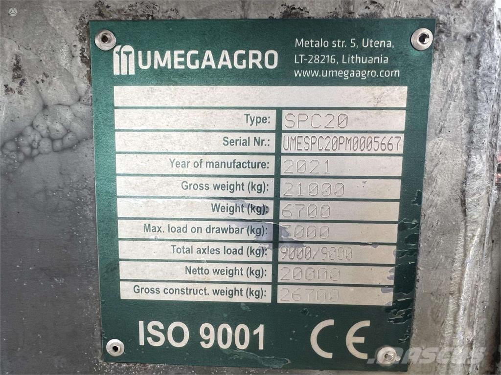 Umega SPC 20 Alte remorci