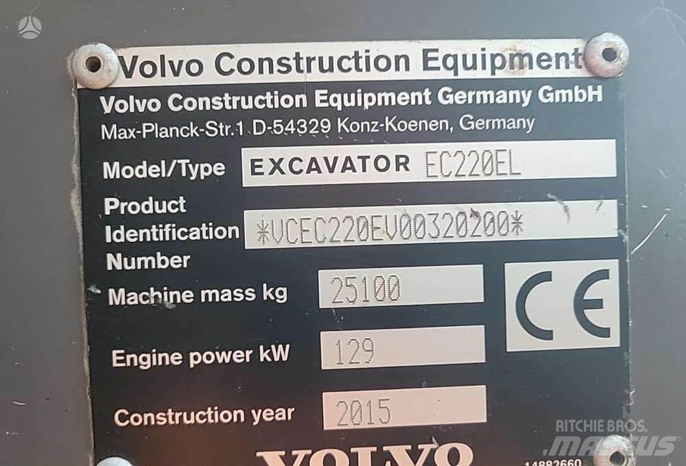 Volvo EC220E Excavatoare pe șenile
