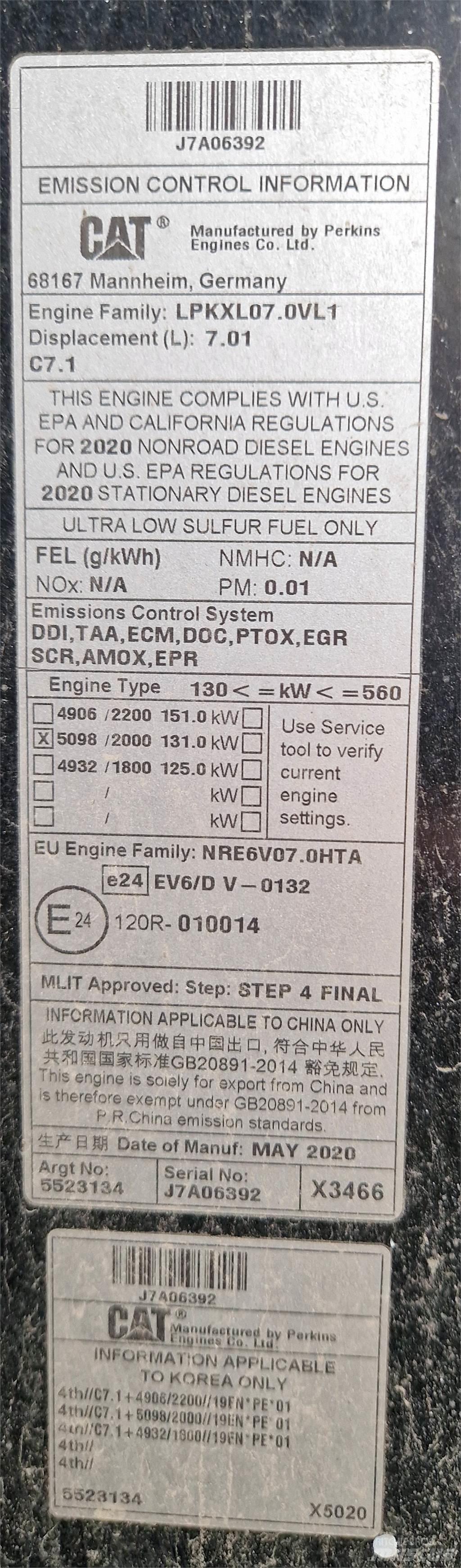 CAT 120AWD Gredere