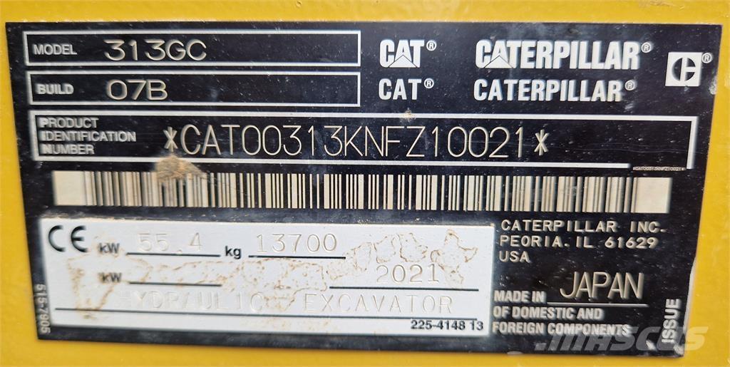 CAT 313GC Excavatoare pe șenile
