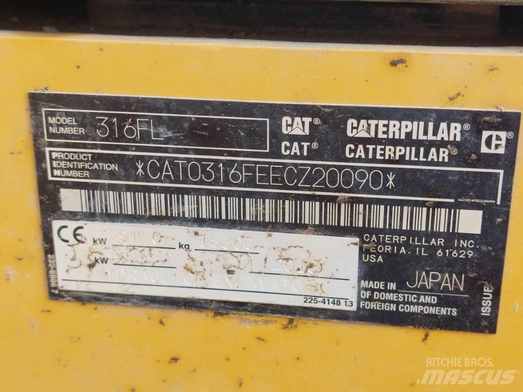 CAT 316FL Excavatoare pe șenile

