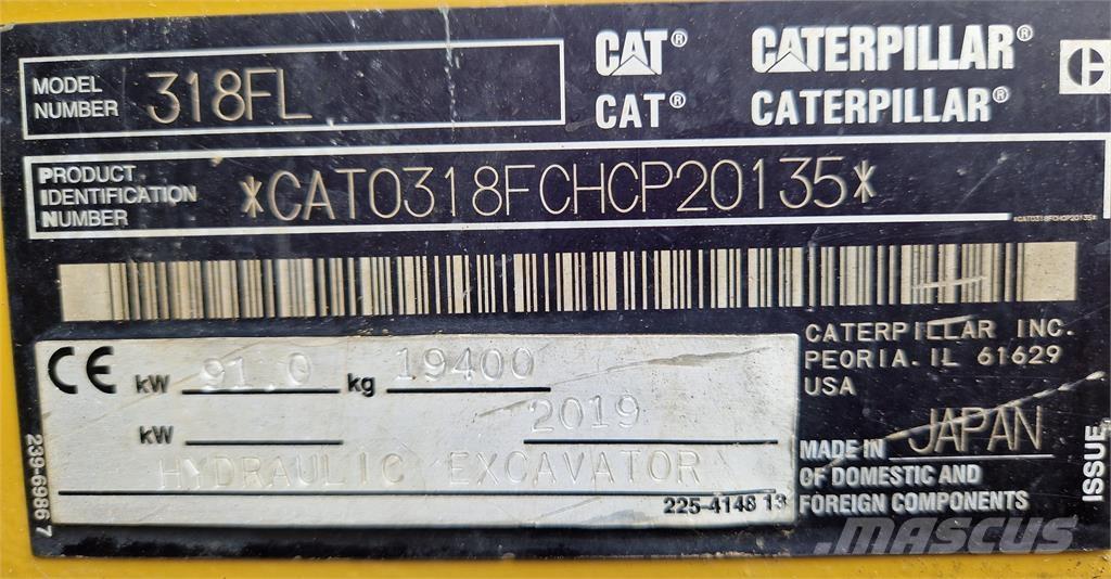 CAT 318FL Excavatoare pe șenile
