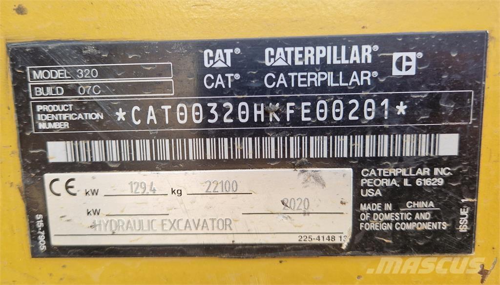 CAT 320 Excavatoare pe șenile
