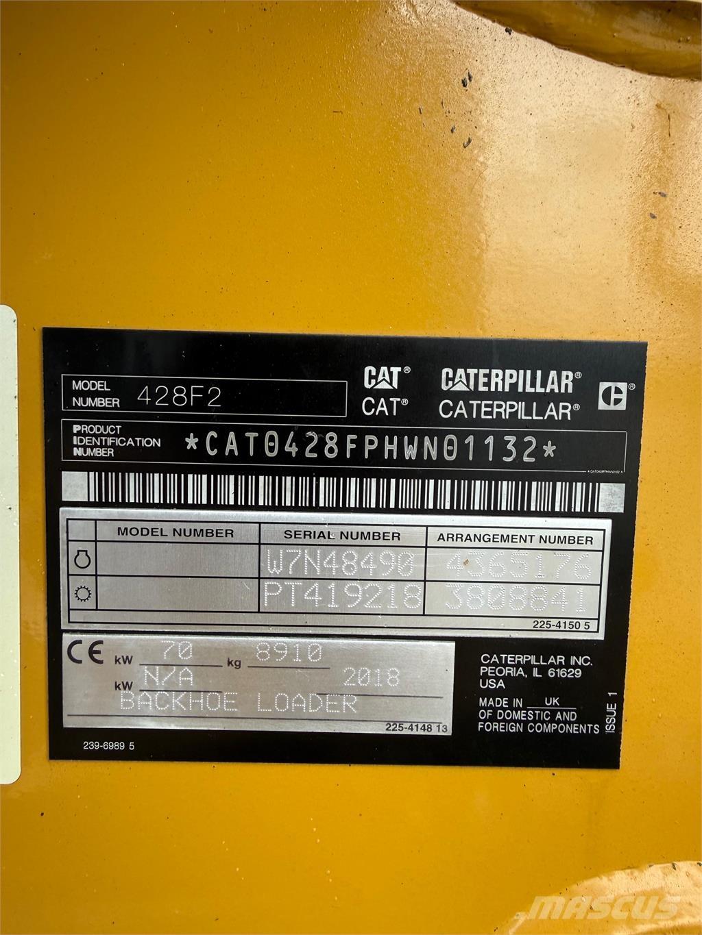 CAT 428F2 Buldoexcavatoare