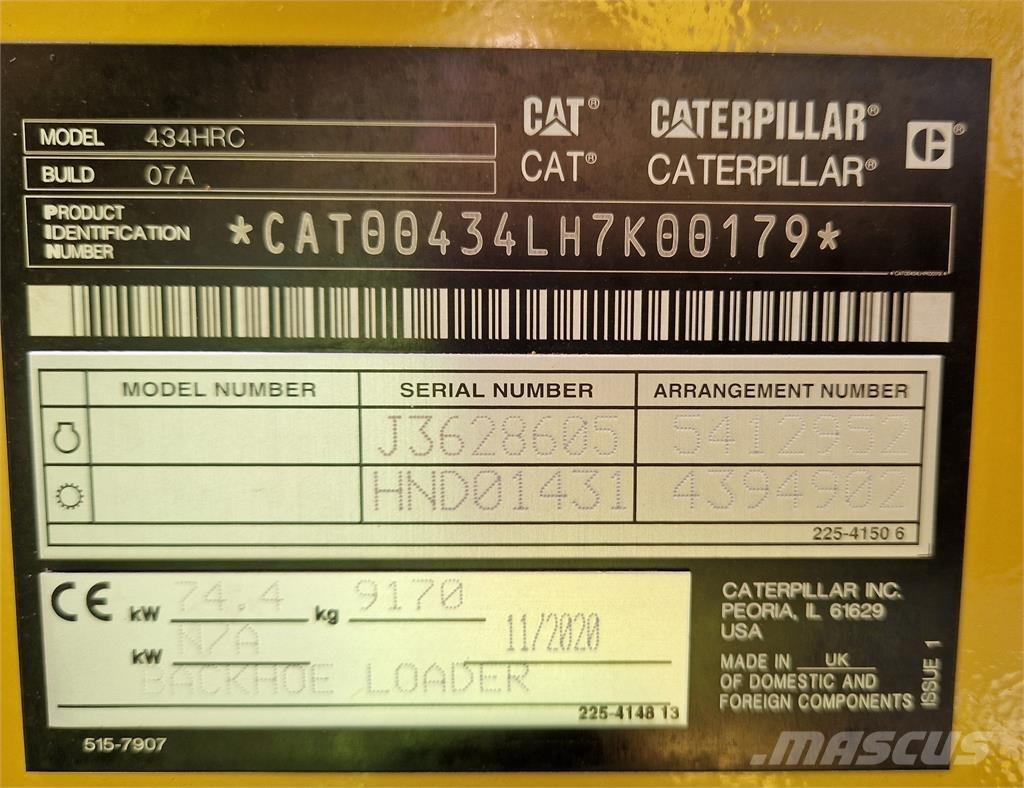 CAT 434 Buldoexcavatoare