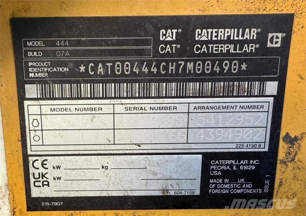 CAT 444 Buldoexcavatoare