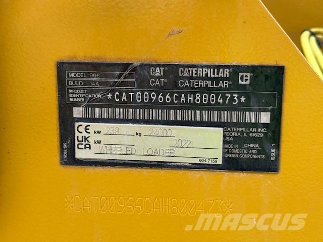 CAT 966 Incarcator pe pneuri