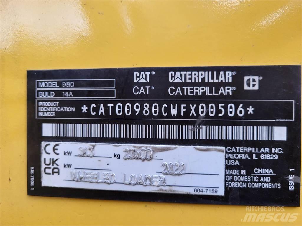 CAT 980 NG Incarcator pe pneuri