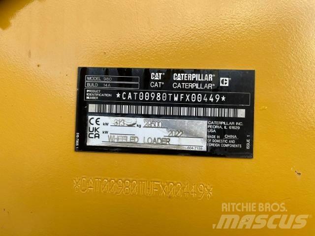 CAT 980 NG Incarcator pe pneuri