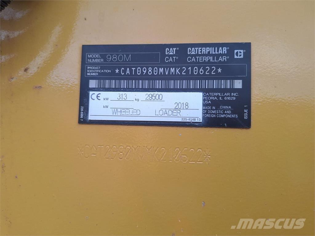 CAT 980M Incarcator pe pneuri