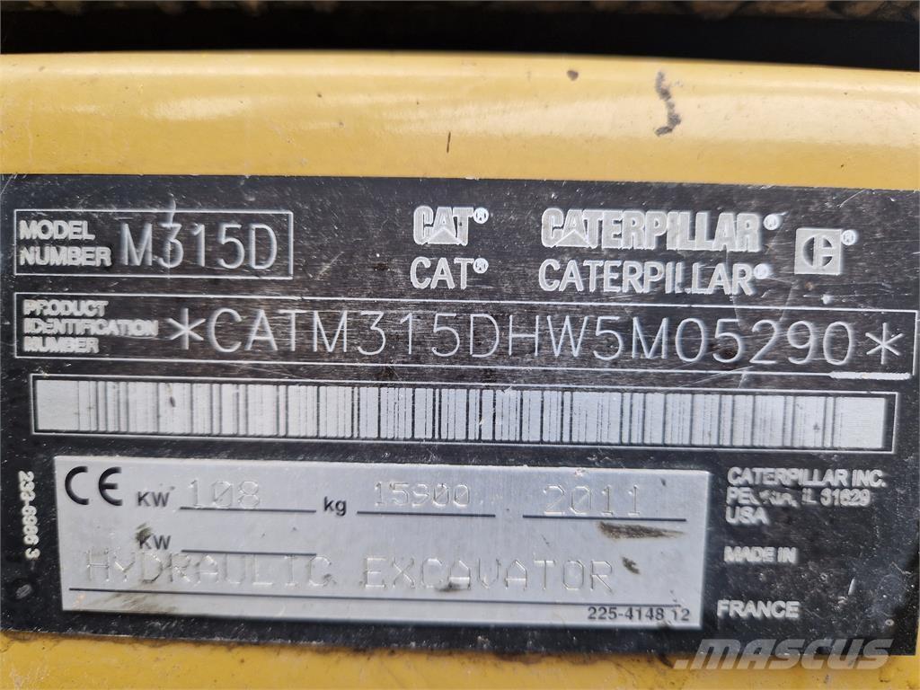 CAT M315D Utilaje construcții - Altele