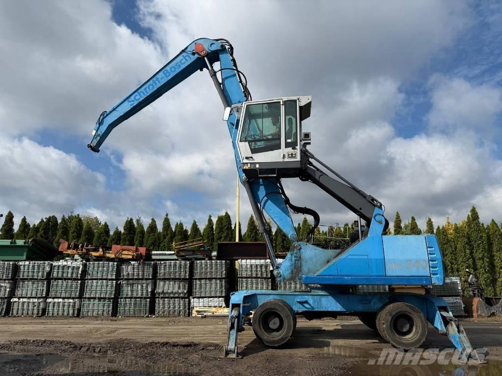 Terex Fuchs MHL 340 Paleta de manipulare