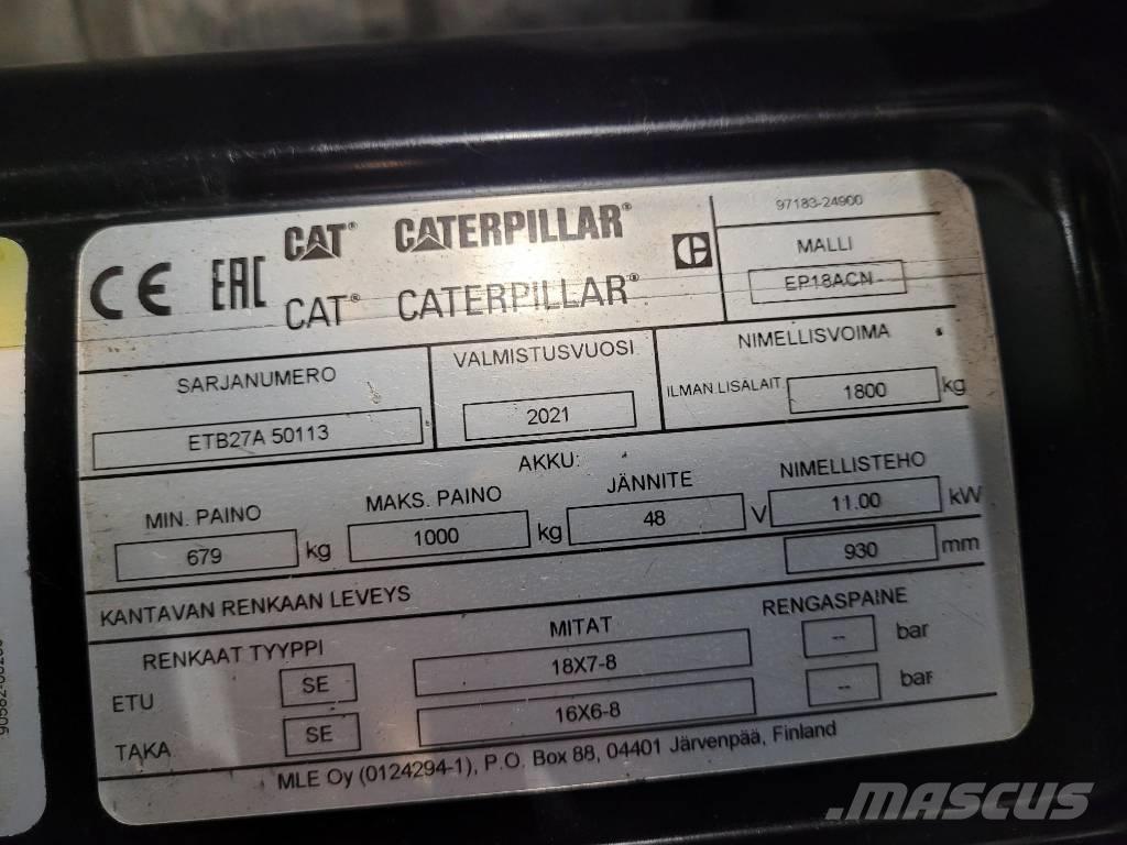 CAT EP18 ACN ( MYYTY ) Stivuitor electric