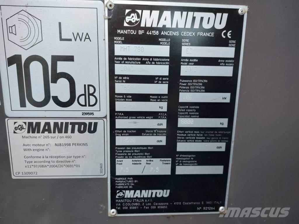 Manitou MHT 780 Stivuitoare telescopice