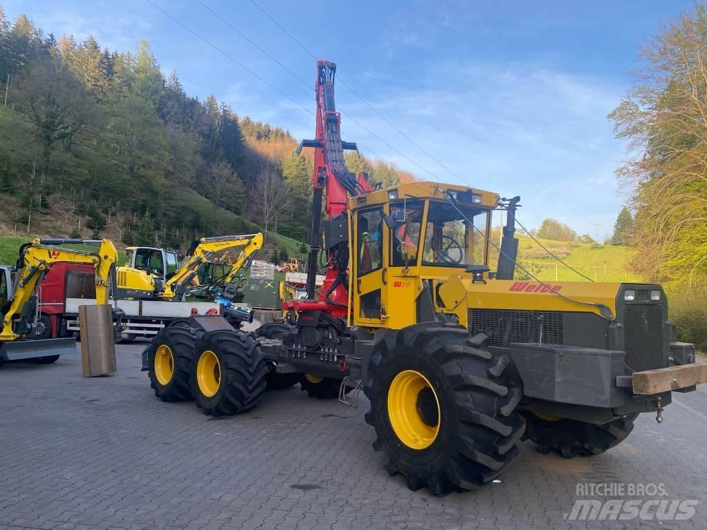 Welte W 210 Utilaje de manevrarea a bustenilor