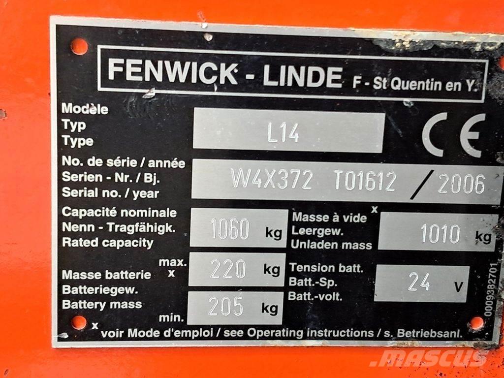Linde L14 Transpaleta manuala