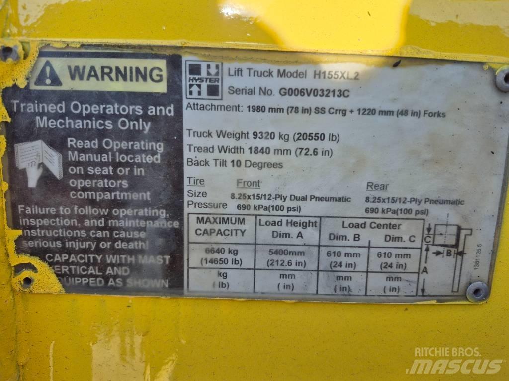 Hyster H 155 XL 2 Strivuitoare-altele